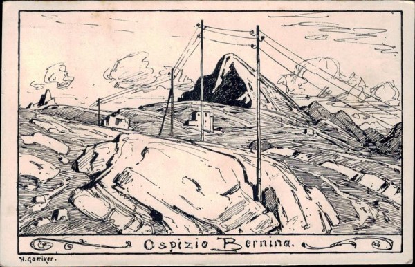 Berninapass Vorderseite