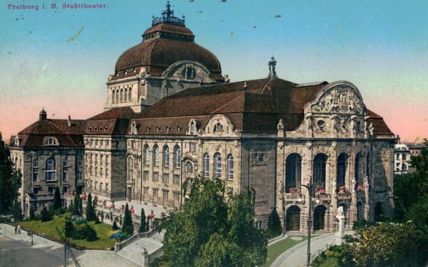 Freiburg, Stadttheater Vorderseite