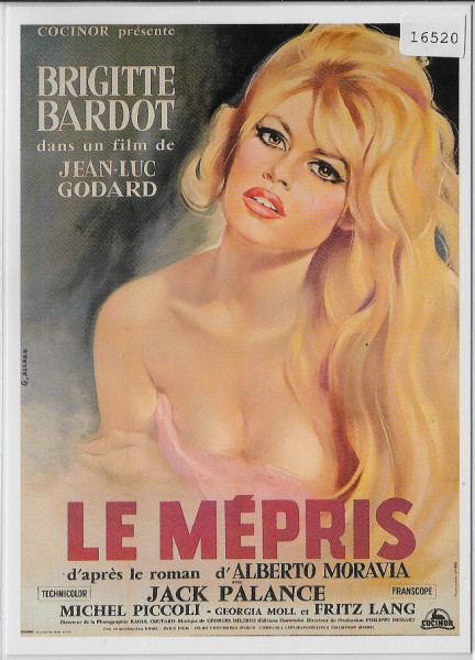 Le Mepris de Jean-Luc Godard 1963 - Brigitte Bardot
