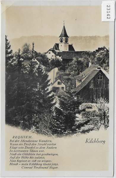 Kilchberg ZH - Dorfpartie mit Kirche