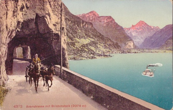 Axenstrasse mit Bristenstock