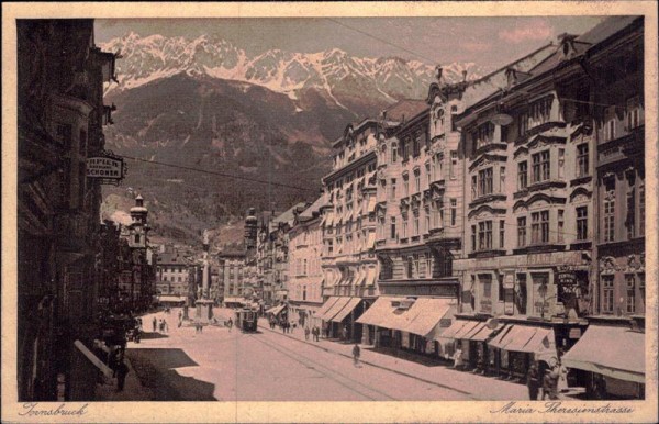 Innsbruck - Maria Theresienstrasse Vorderseite