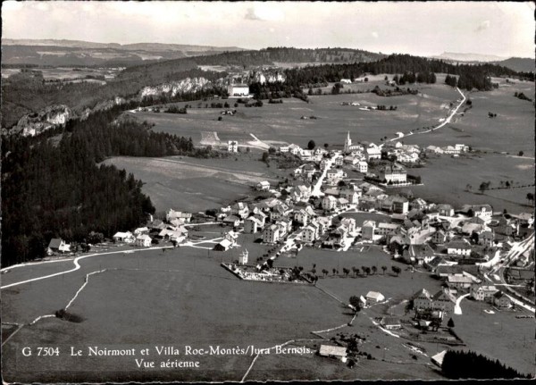 Le Noirmont, Villa Roc-Montès, Vue aérienne Vorderseite
