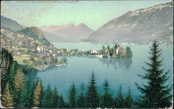 Iseltwald am Brienzersee und Niesen Vorderseite