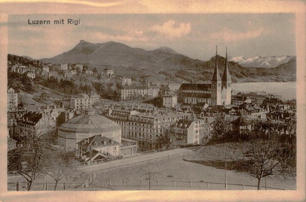 Luzern mit Rigi Vorderseite