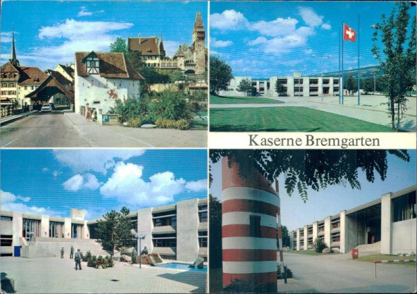 Bremgarten, Kaserne und Waffenplatz Vorderseite