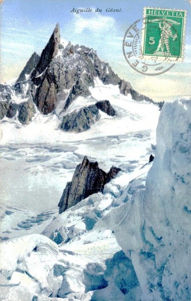 Aiguille du Géant Vorderseite