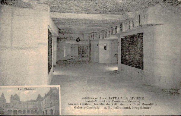 Château de la Rivière Vorderseite