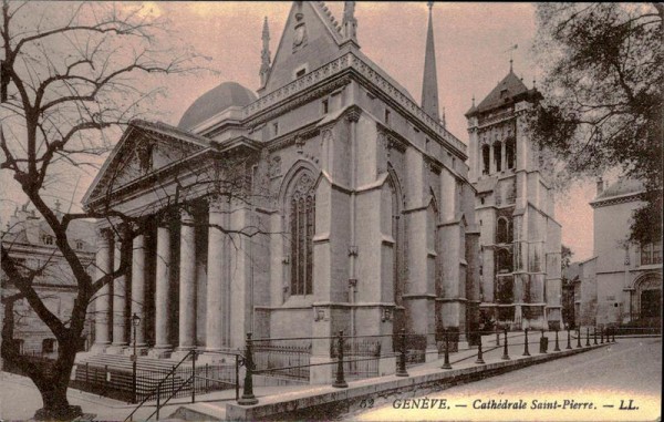 Kathedrale St. Peter (Genf) Vorderseite