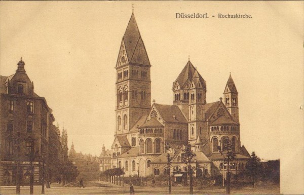 Düsseldorf - Rochuskirche. Vorderseite