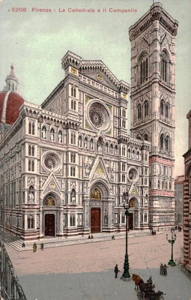 Firenze - La Cattedrale e il Campanile Vorderseite