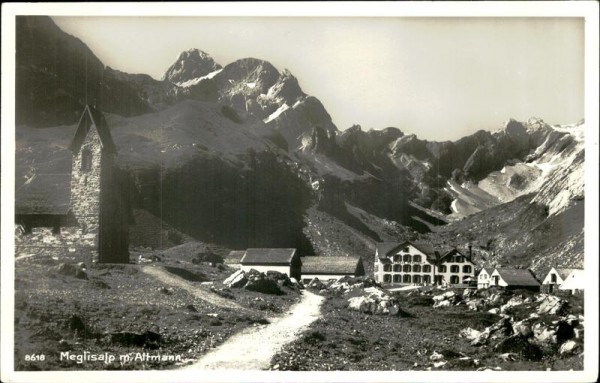 Meglisalp mit Altmann Vorderseite