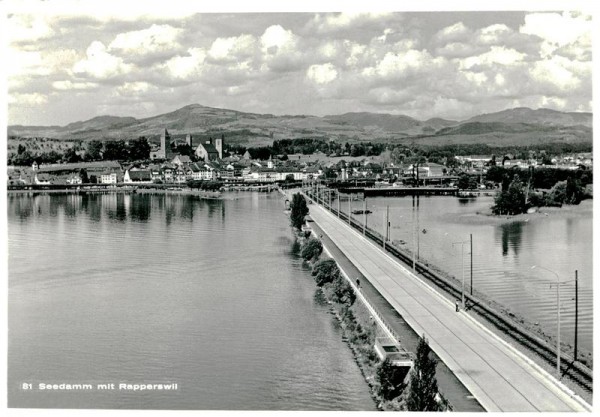 Rapperswil, Seedamm Vorderseite