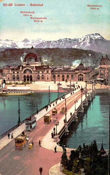 Luzern, Bahnhof Vorderseite