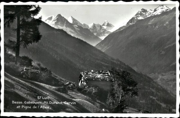Besso, Gabelhorn Vorderseite