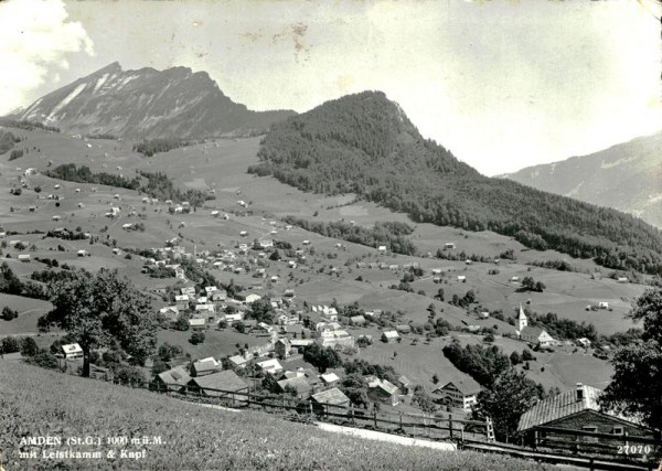 Amden mit Leistkamm und Kapf Vorderseite