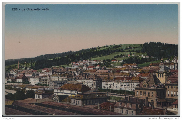 La Chaux de Fonds - Vue generale - 1216