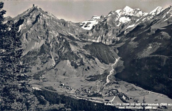 Kandersteg mit Birrenstock und Blüemlisalp Vorderseite