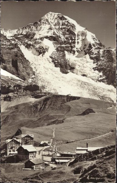 Kleine Scheidegg mit Mönch. Vorderseite