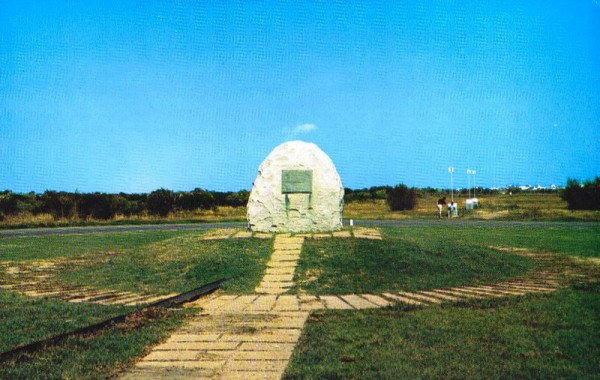 Along North Caronlina's Outer Banks First Flight Marker - Wright Brothers