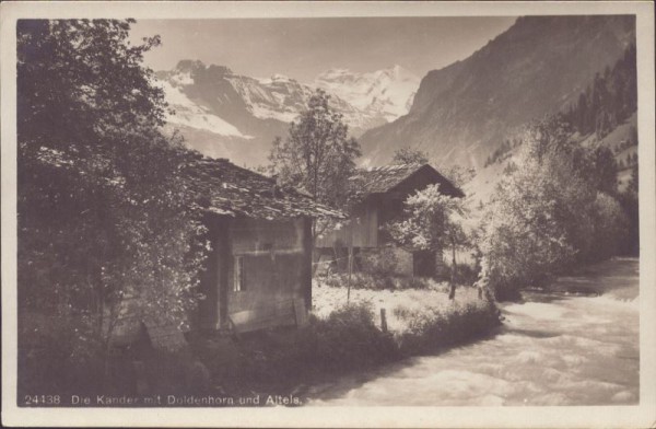 Die Kander mit Doldenhorn und Altels