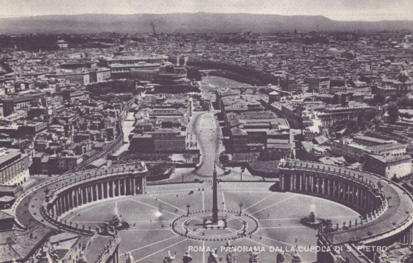 Roma, Panorama Calla Cupola di S. Pietro