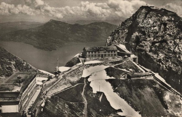 Pilatus-Kulm. Vierwaldstättersee Vorderseite