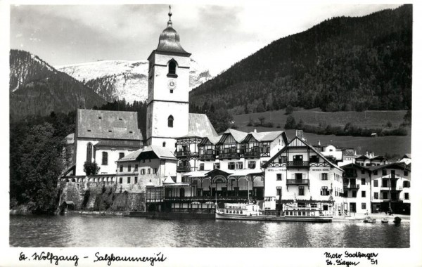 St.Wolfgang, Salzkammergut Vorderseite