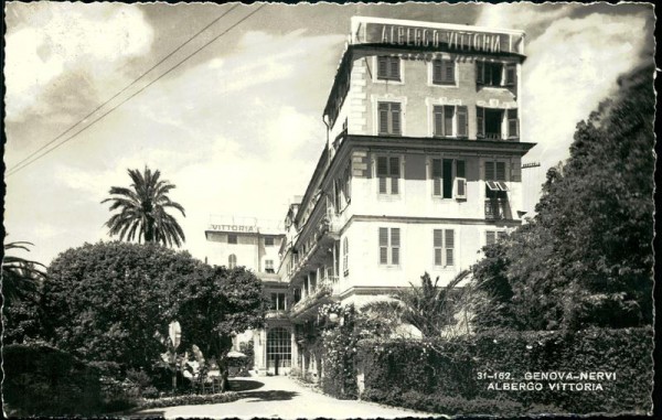 Genova-Nervi, Albergo Vittoria Vorderseite