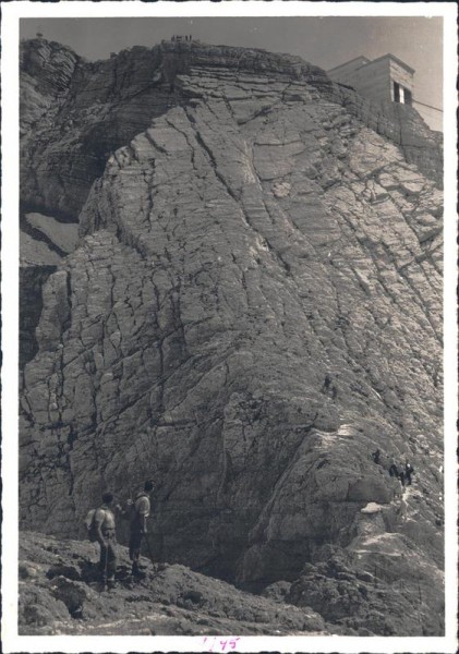 Säntis, Letzter Aufstieg von Norden Vorderseite