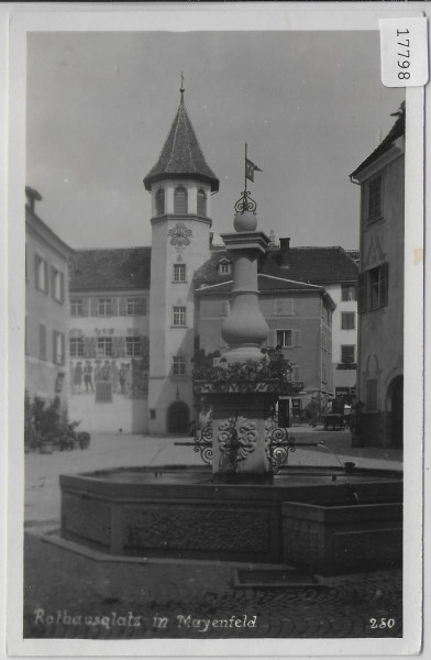 Rathausplatz in Maienfeld