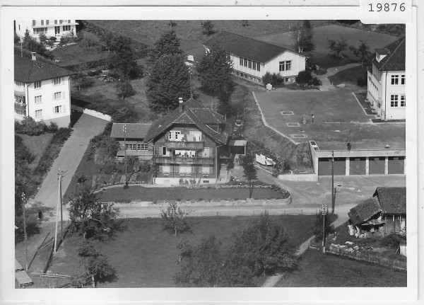 Flugaufnahme Steinhausen Schule & Feuerwehr - Foto: 90x125mm