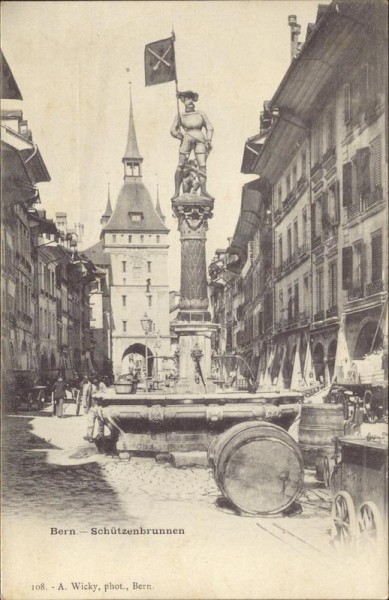 Bern - Schützenbrunnen Vorderseite