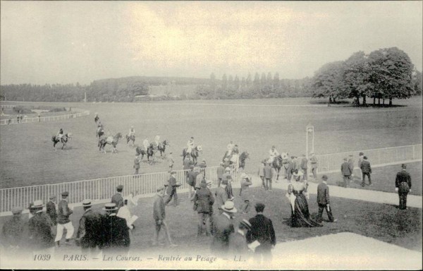 Paris - Les Courses. Vorderseite