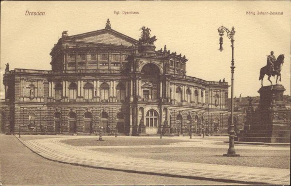 Dresden/Opernhaus Vorderseite