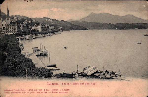 See mit Blick auf den Rigi, Luzern