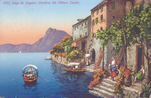 Lago di Lugano - Gandria del Pittore Usadel