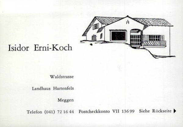 Meggen, Landhaus Hartenfels Vorderseite