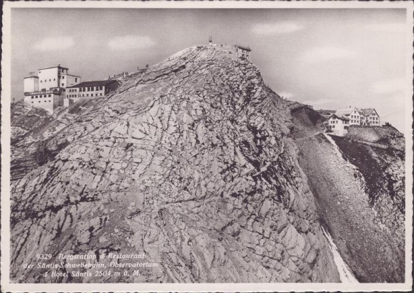 Säntis und alter Säntis Vorderseite