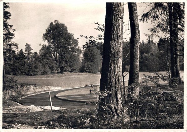 Magglingen, Übungsgelände und Laufbahn Vorderseite