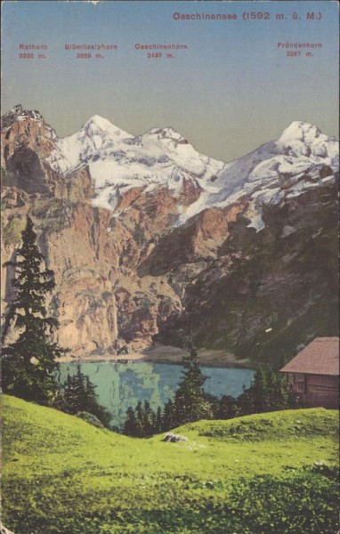 Oeschinensee Vorderseite