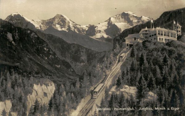 Interlaken und die Jungfrau Vorderseite