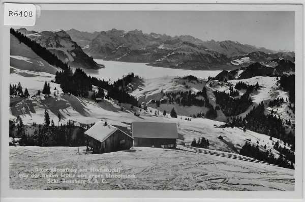 neuen Hütte aus gegen Urirotstock Sekt. Rossberg S.A.C.