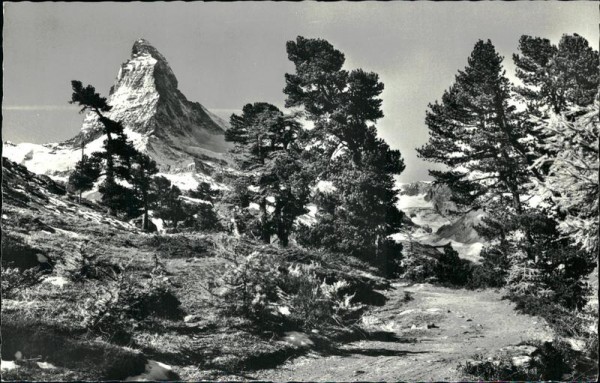 Riffelalp mit Matterhorn  Vorderseite