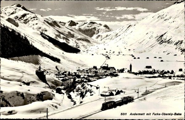 Andermatt, Furka-Oberalp-Bahn Vorderseite