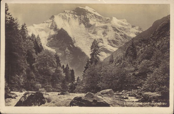 Lütschine mit Jungfrau