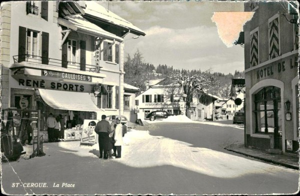 St. Cergue - La Place Vorderseite