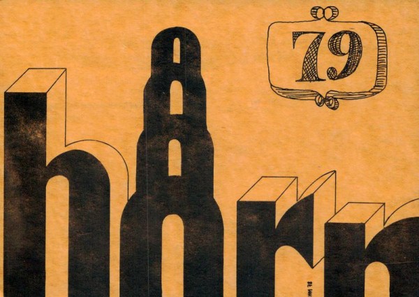 QSL- Karte, Horn 79-1, Gebensdorf Vorderseite