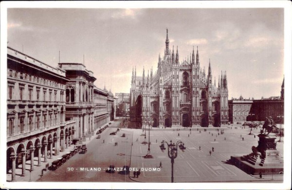 Milano - Piazza del Duomo Vorderseite