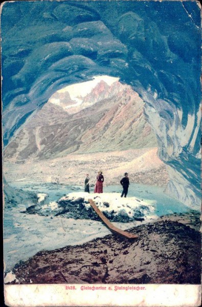 Gletschertor am Steingletscher Vorderseite